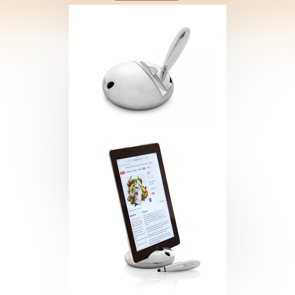 NEW Nambe tablet stand with stylus